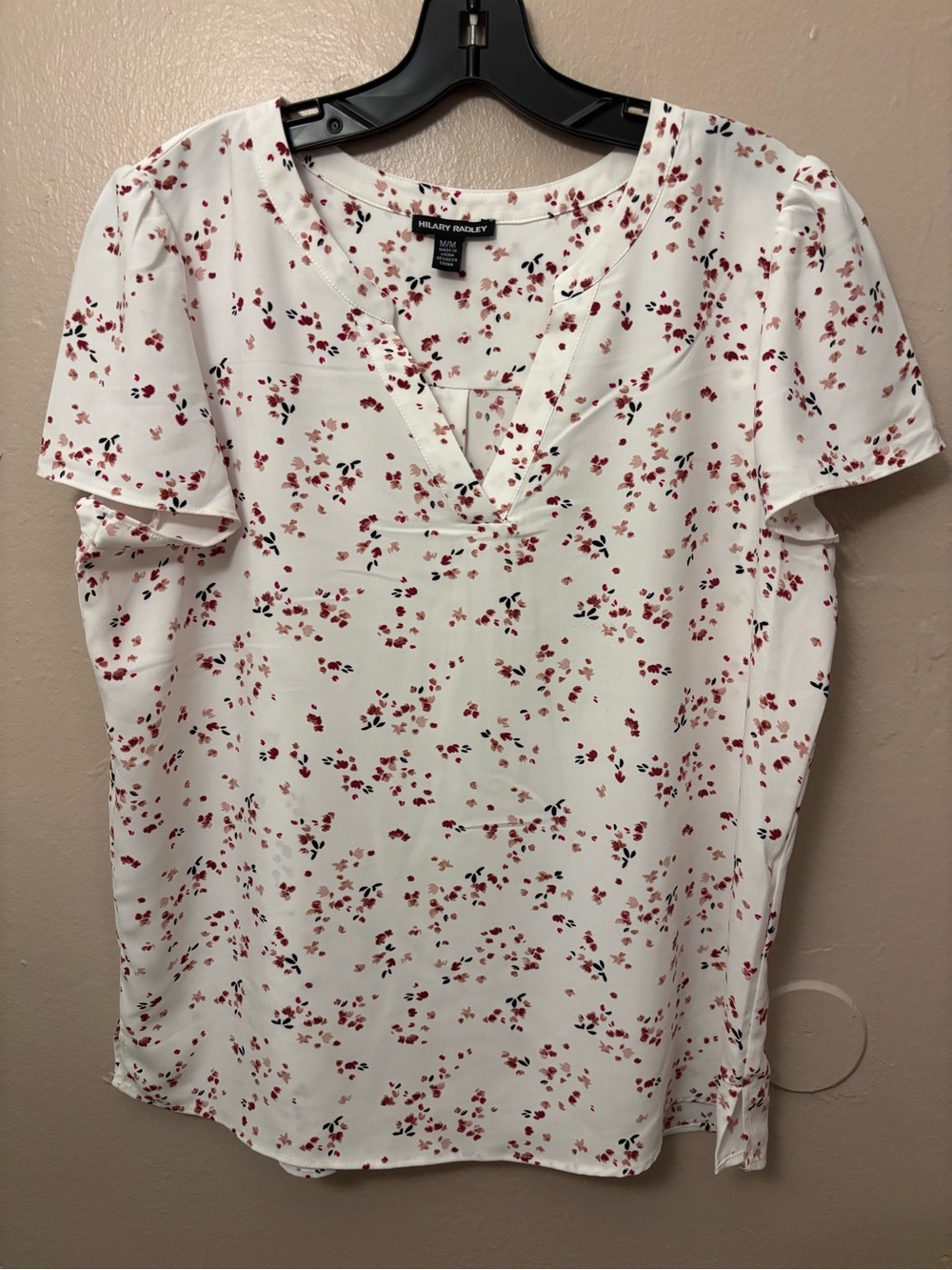 Floral V-Neck Blouse NWOT